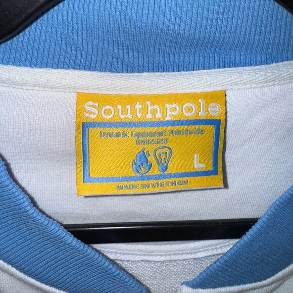Vintage Y2K south pole embroidered 2000s zip up sweatshirt - Picture 3 of 4